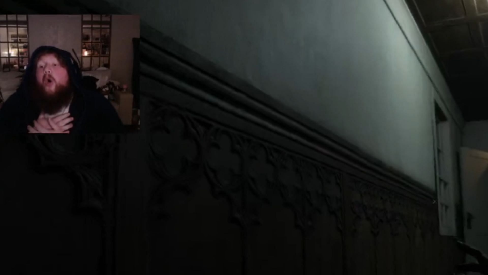 CaseOh gets jumpscared while playing Mortuary Assistant (Image via Twitch/CaseOh)